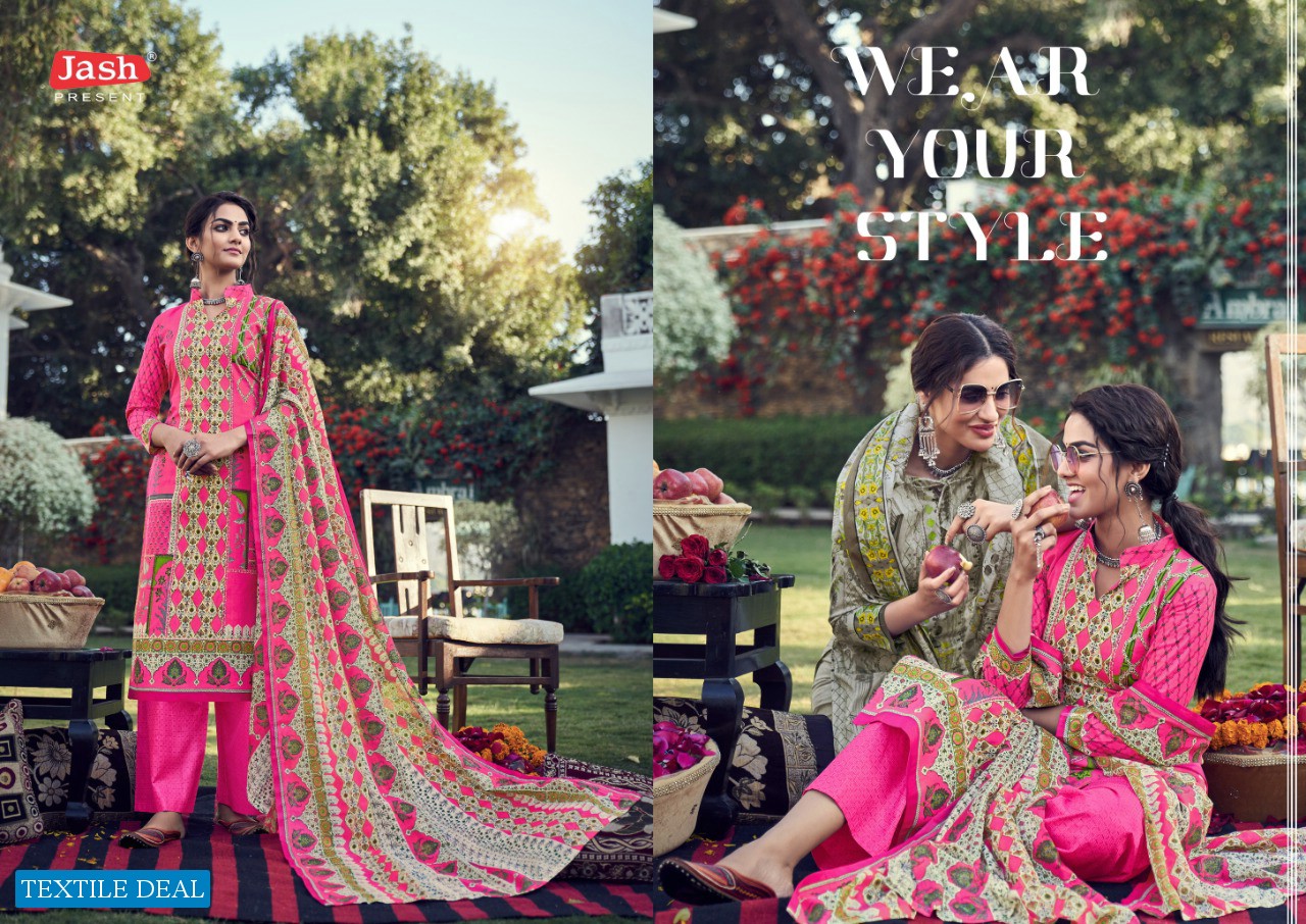 Jash Elliza Vol-11 Wholesale Krachi Print Dress Material