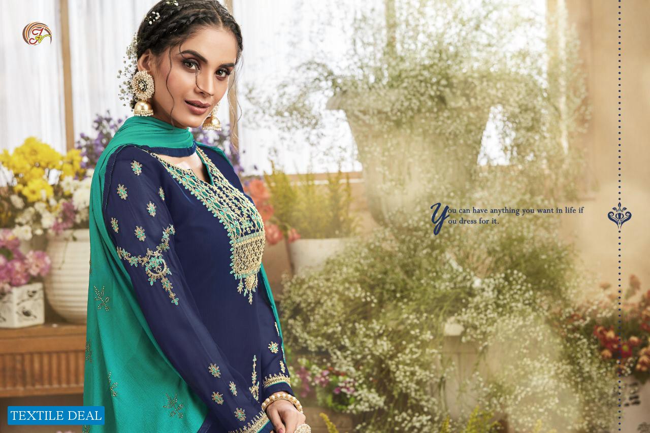 Jay Vasudev Saaho Wholesale Shopping Straight Salwar Suits