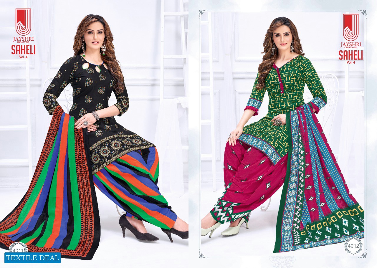 Jayshri Saheli Vol-4 Wholesale Formal Dress Material