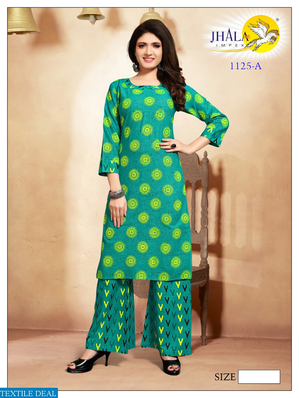 Jhala 1125 Colour Wholesale Ready Made Top With Bottom