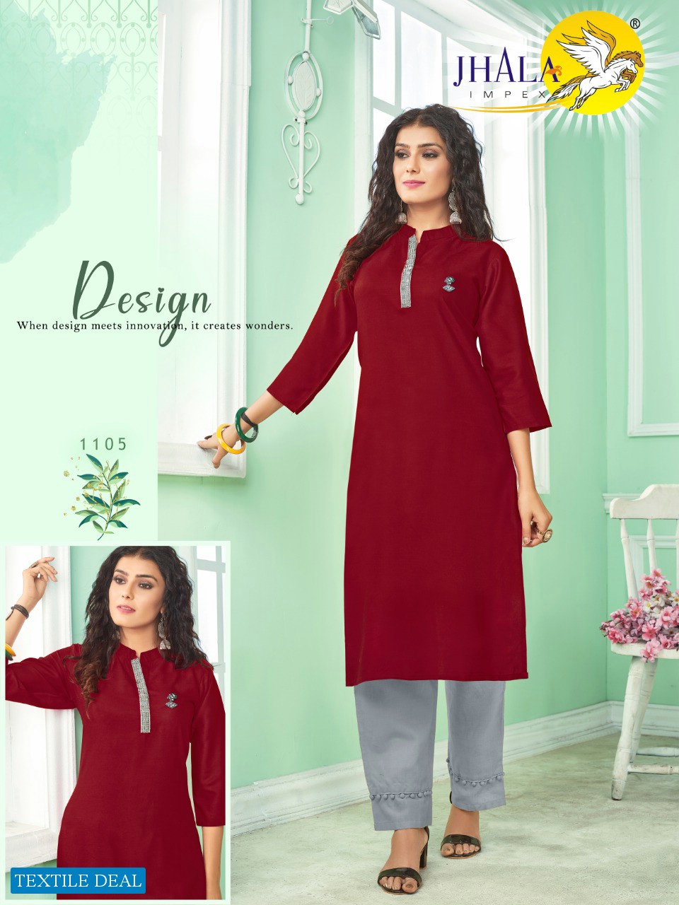 Jhala Fashion Plus Wholesale Reyon Long Kurtis Catalog