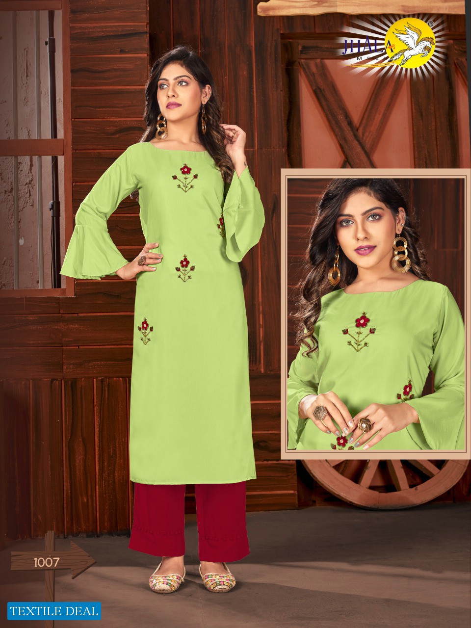 Jhala Khaatlli Vol-3 Wholesale Shopping Khatli Work Kurtis