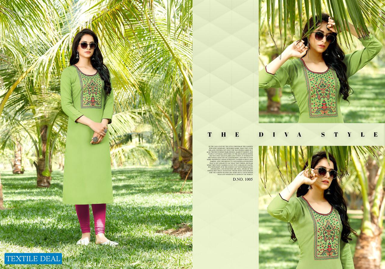 Jinesh Nx Aaliya Vol-2 14 Kg Reyon With Hand Work Kurtis