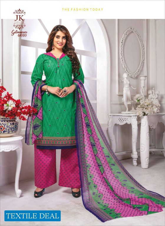 Jk Glamour Vol-6 Wholesale Formal Dress Material Catalog