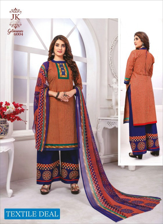 Jk Glamour Vol-6 Wholesale Formal Dress Material Catalog