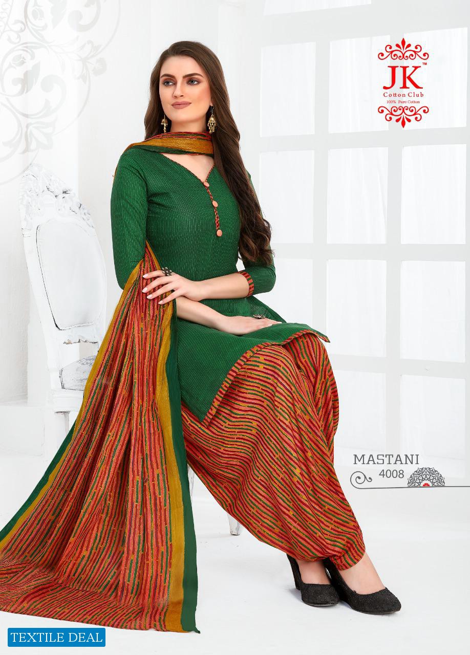 Jk Mastani Vol-4 Wholesale Printed Cotton Ethnic Dress Material