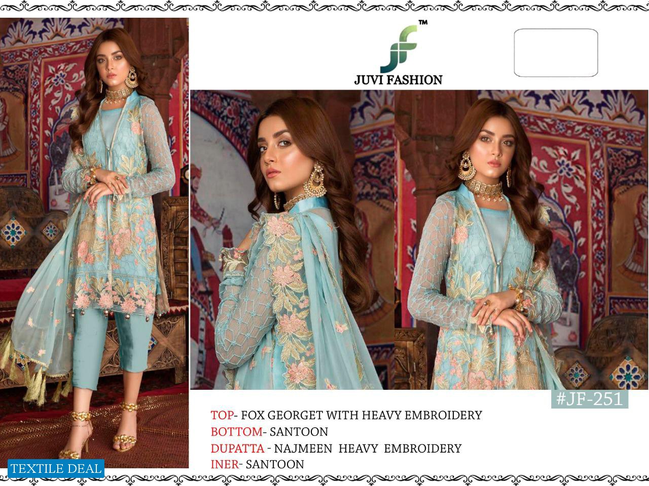 Juvi JF-251 And JF-256 Wholesale Pakistani Suits