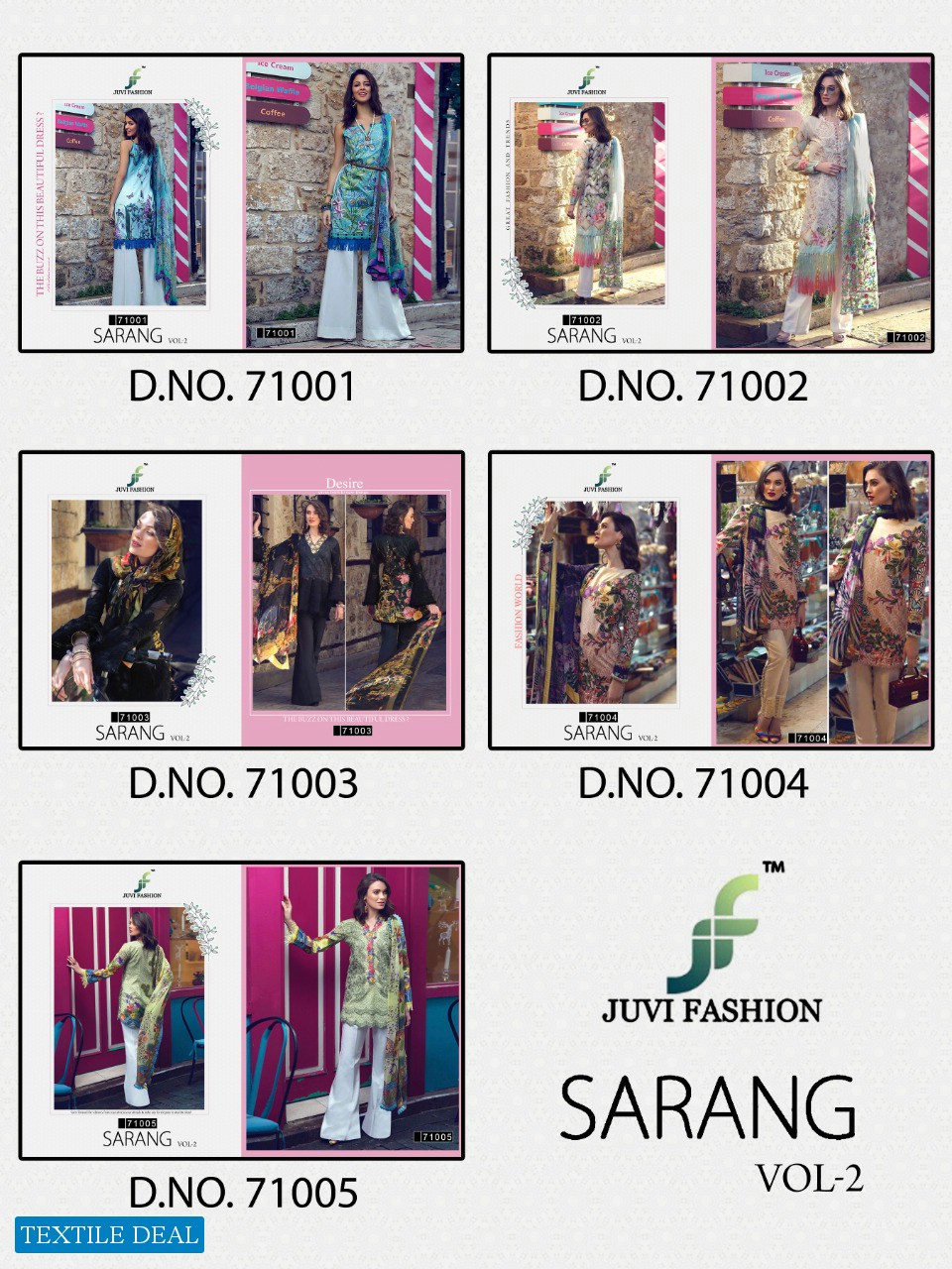 Juvi Sarang Vol-2 Wholesale Pakistani Concept Dress Material