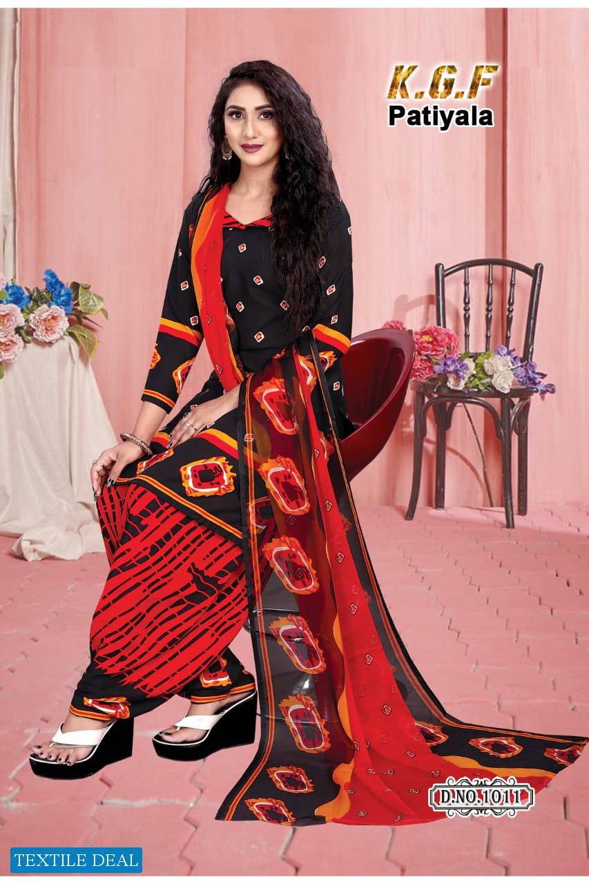 K G F Patiyala Vol-1 Wholesale Printed Dress Material