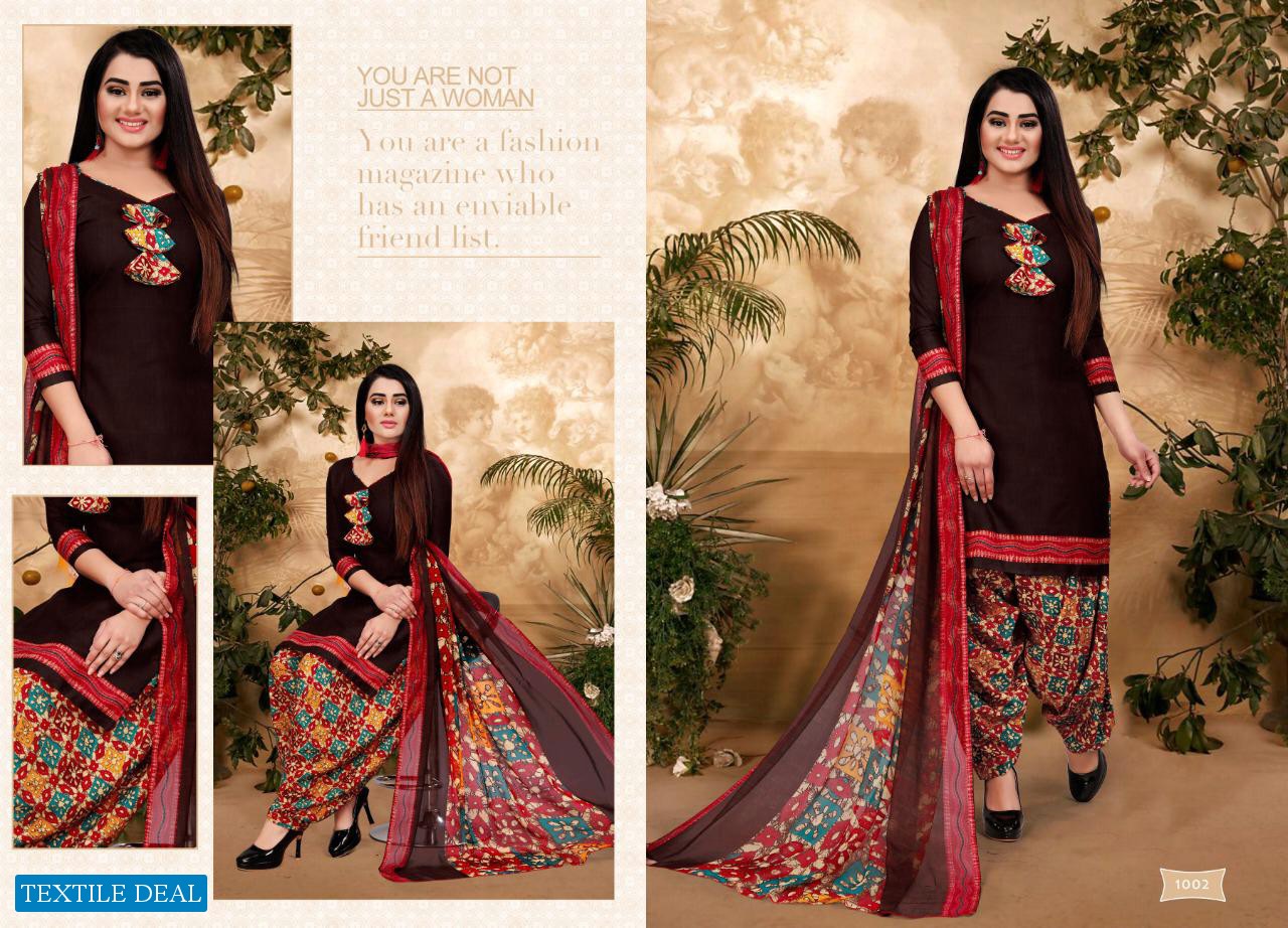 K Sara Diwani Vol-1 Wholesale Patiyala Dress Material