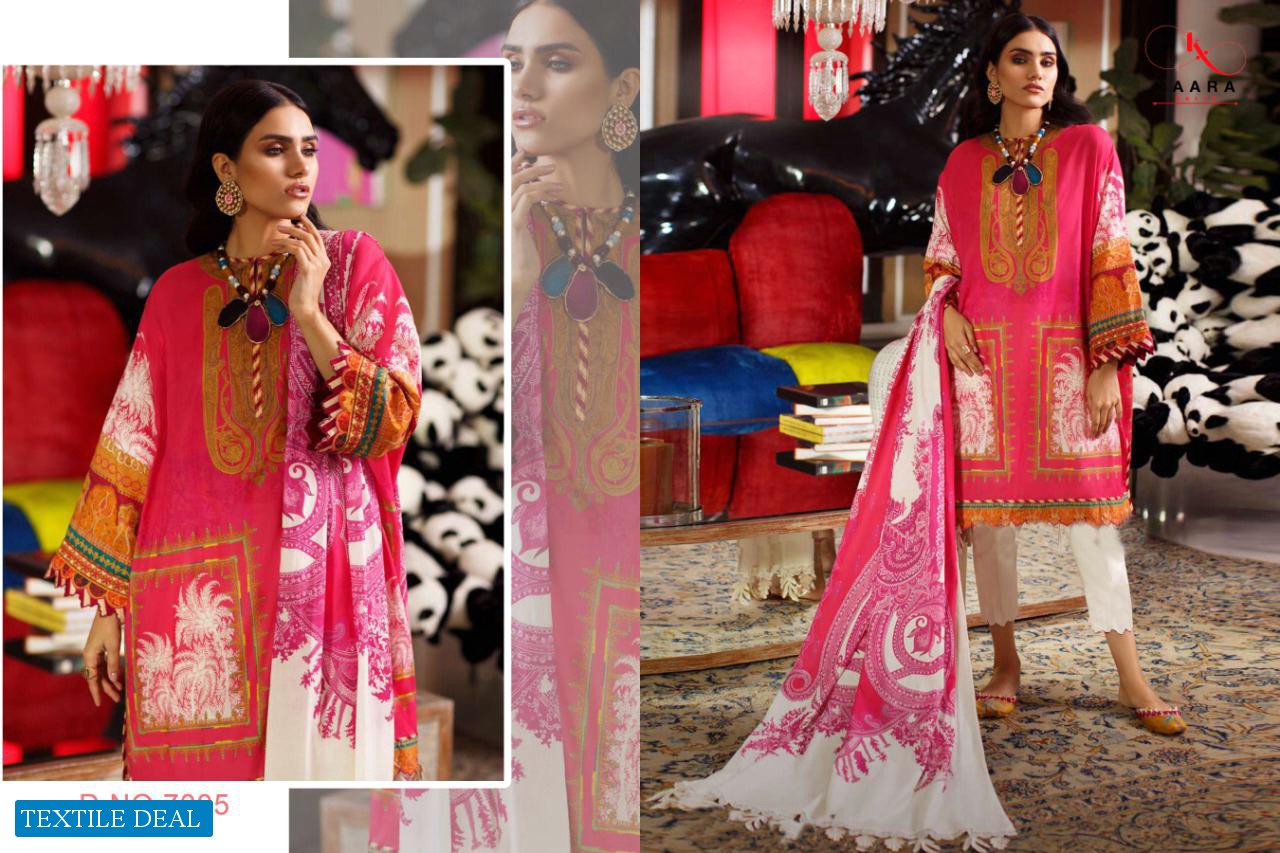 KAARA FIRDOUS LAWN VOL 7 COTTON EMBROIDERY SUMMER WEAR PAKISTANI SUITS