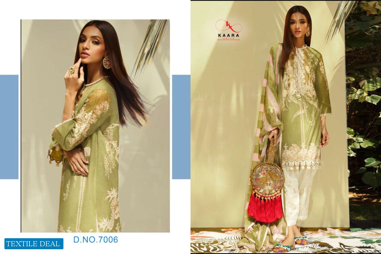 KAARA FIRDOUS LAWN VOL 7 COTTON EMBROIDERY SUMMER WEAR PAKISTANI SUITS