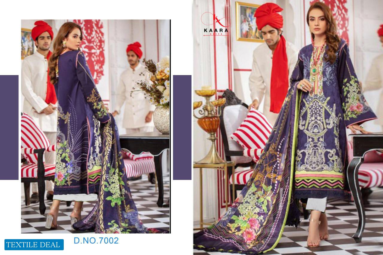 KAARA FIRDOUS LAWN VOL 7 COTTON EMBROIDERY SUMMER WEAR PAKISTANI SUITS