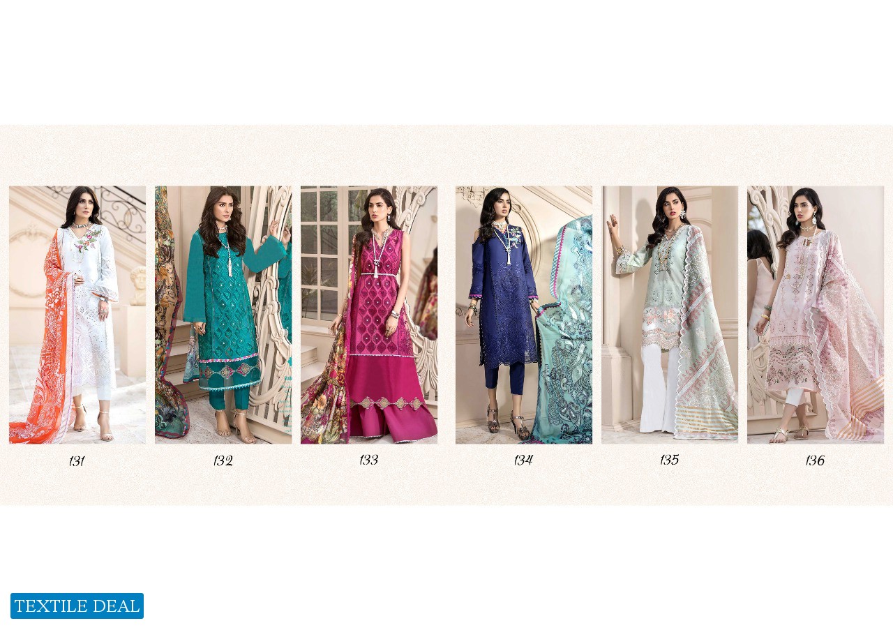 KAARA SUITS MAHE NOOR PURE COTTON PAKISTANI DRESS MATERIALS