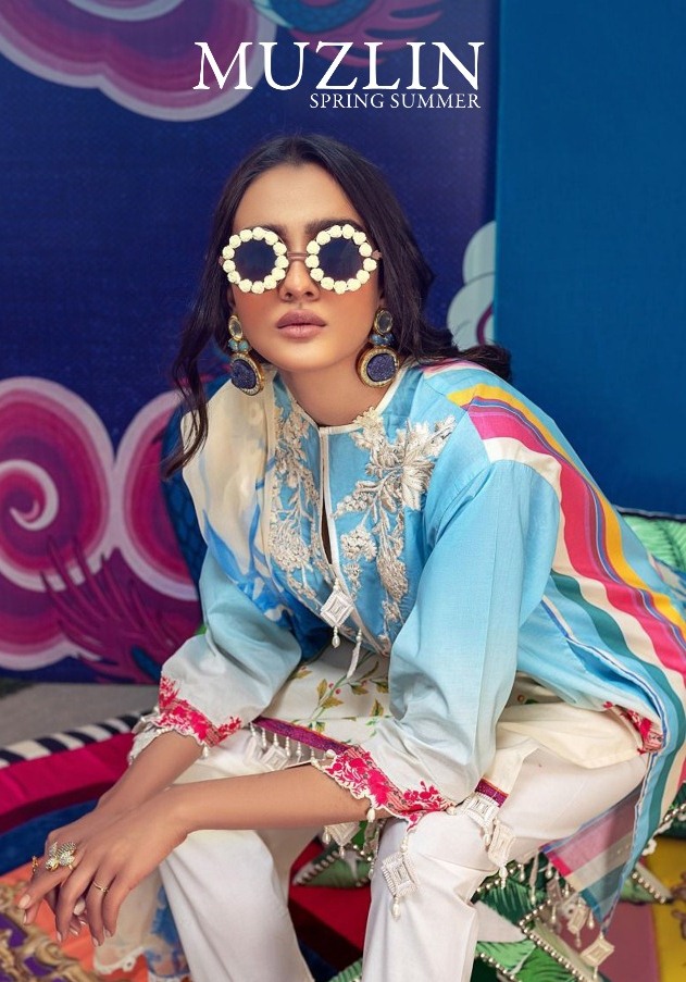 KAARA SUITS MUZLIN COTTON PRINT SALWAR SUIT SPECIAL SUMMER COLLECTION