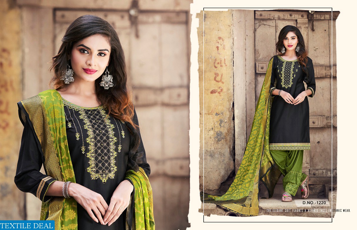 KAJREE SUVARNA BY PATIYALA VOL 2 PURE JAM SILK READYMADE PATIYALA SUIT