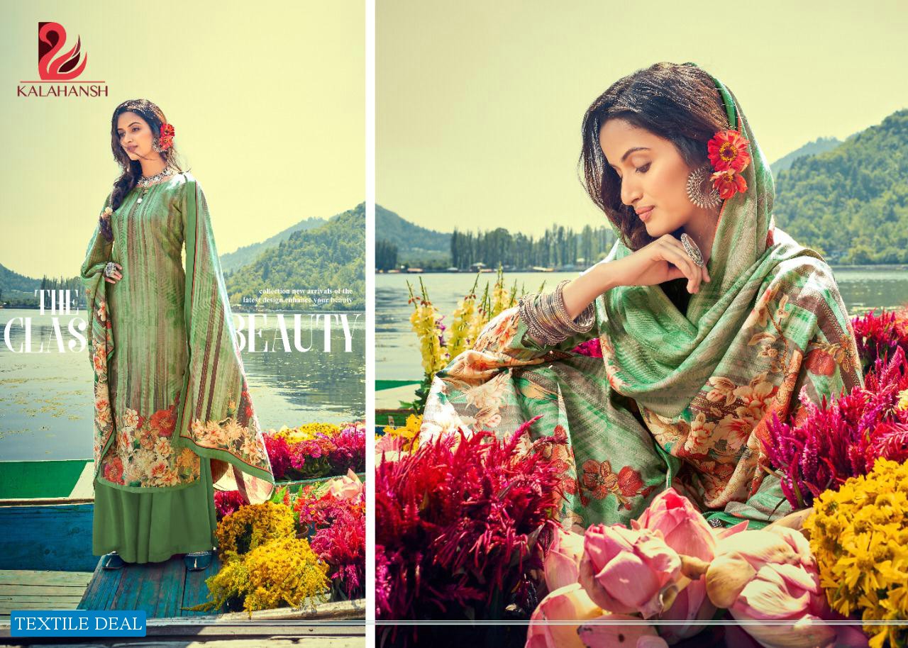 KALAHANSH SAAMIAH PASHMINA DIGITAL PRINTED SALWAR KAMEEZ FOR WINTER COLLECTION