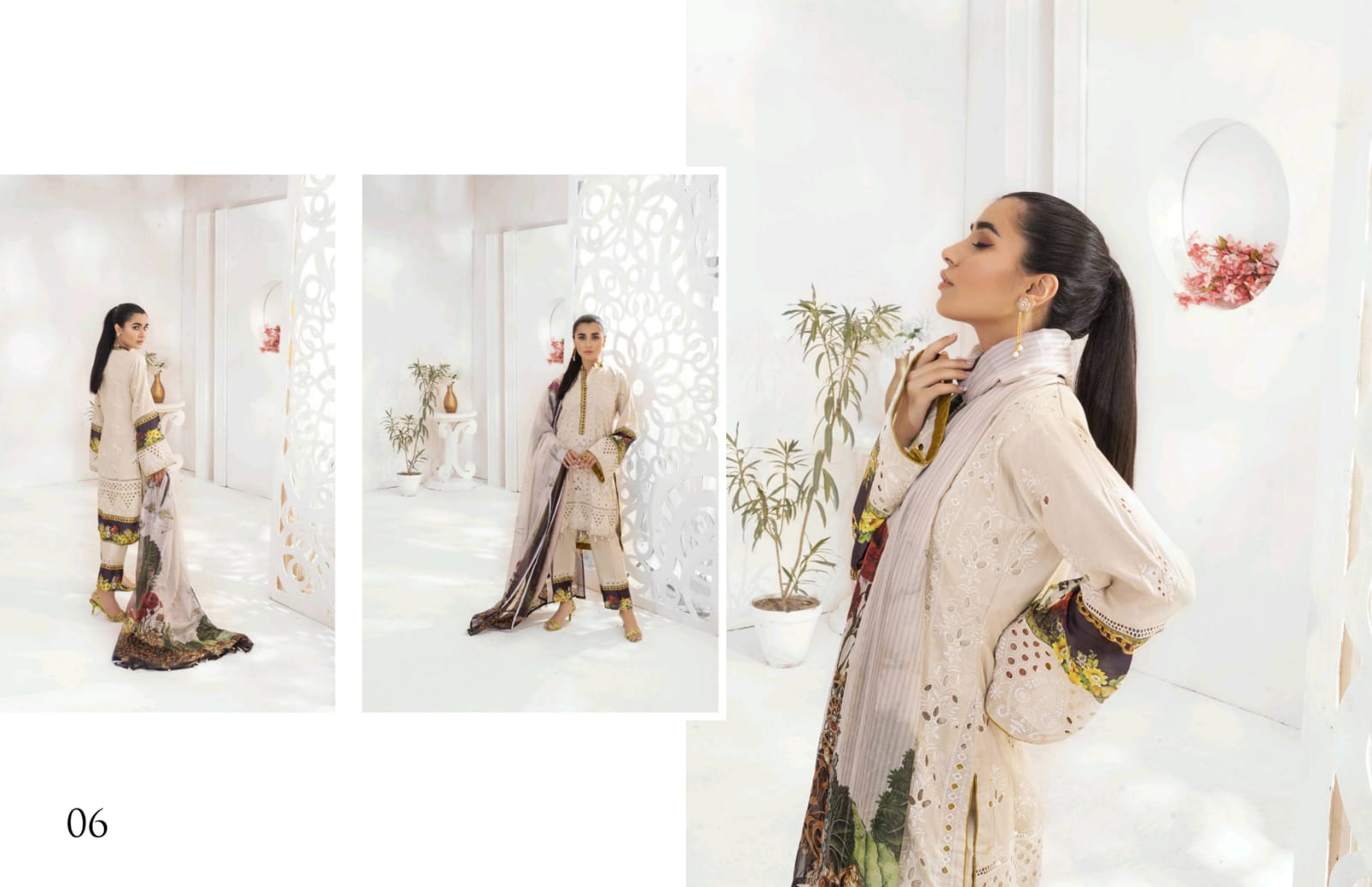 KALYAN EMBROIDERED DESIGNER VOL 3 BY ZS TEXTILE LAWN ORIGINAL PAKISTANI LADIES SUIT WHOLESALER