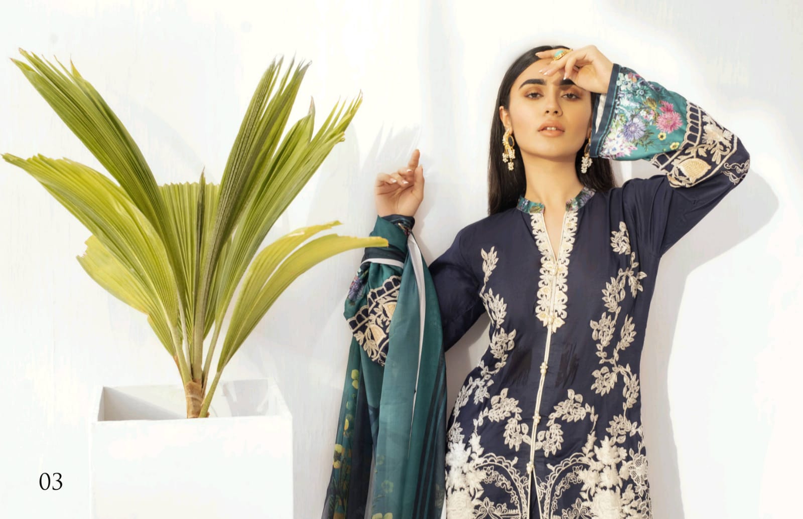 KALYAN EMBROIDERED DESIGNER VOL 3 BY ZS TEXTILE LAWN ORIGINAL PAKISTANI LADIES SUIT WHOLESALER