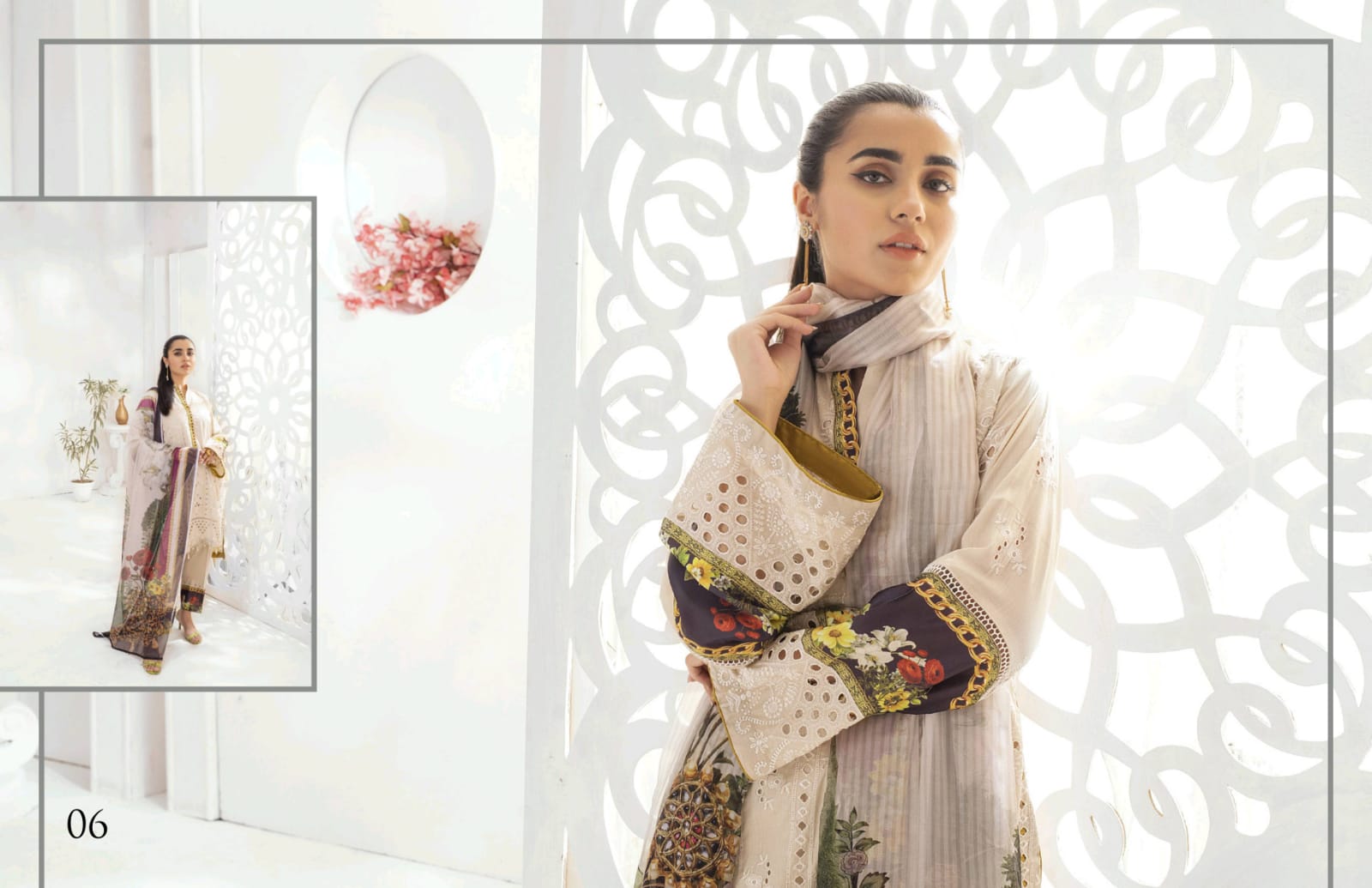 KALYAN EMBROIDERED DESIGNER VOL 3 BY ZS TEXTILE LAWN ORIGINAL PAKISTANI LADIES SUIT WHOLESALER