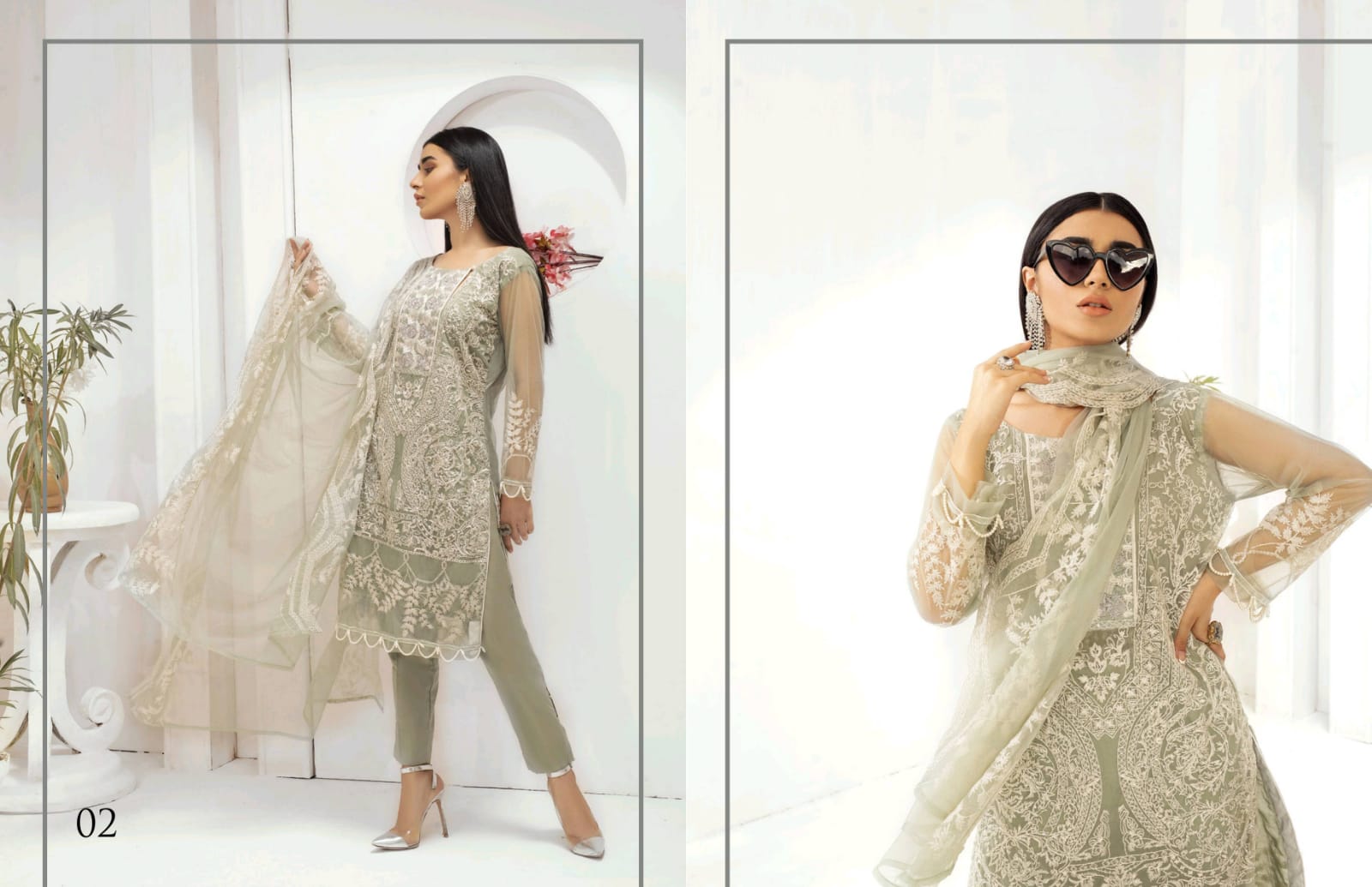 KALYAN EMBROIDERED DESIGNER VOL 3 BY ZS TEXTILE LAWN ORIGINAL PAKISTANI LADIES SUIT WHOLESALER