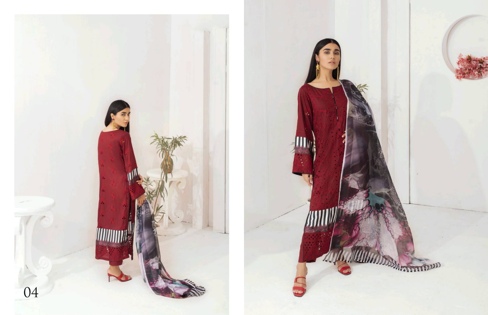 KALYAN EMBROIDERED DESIGNER VOL 3 BY ZS TEXTILE LAWN ORIGINAL PAKISTANI LADIES SUIT WHOLESALER