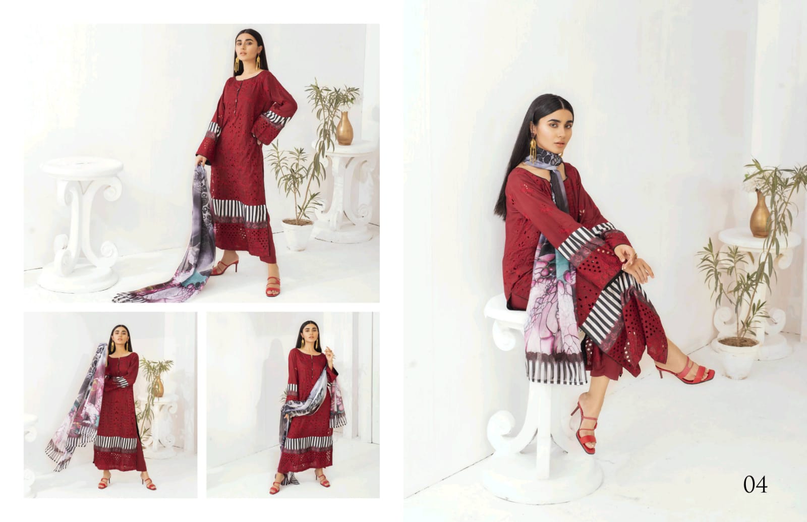 KALYAN EMBROIDERED DESIGNER VOL 3 BY ZS TEXTILE LAWN ORIGINAL PAKISTANI LADIES SUIT WHOLESALER