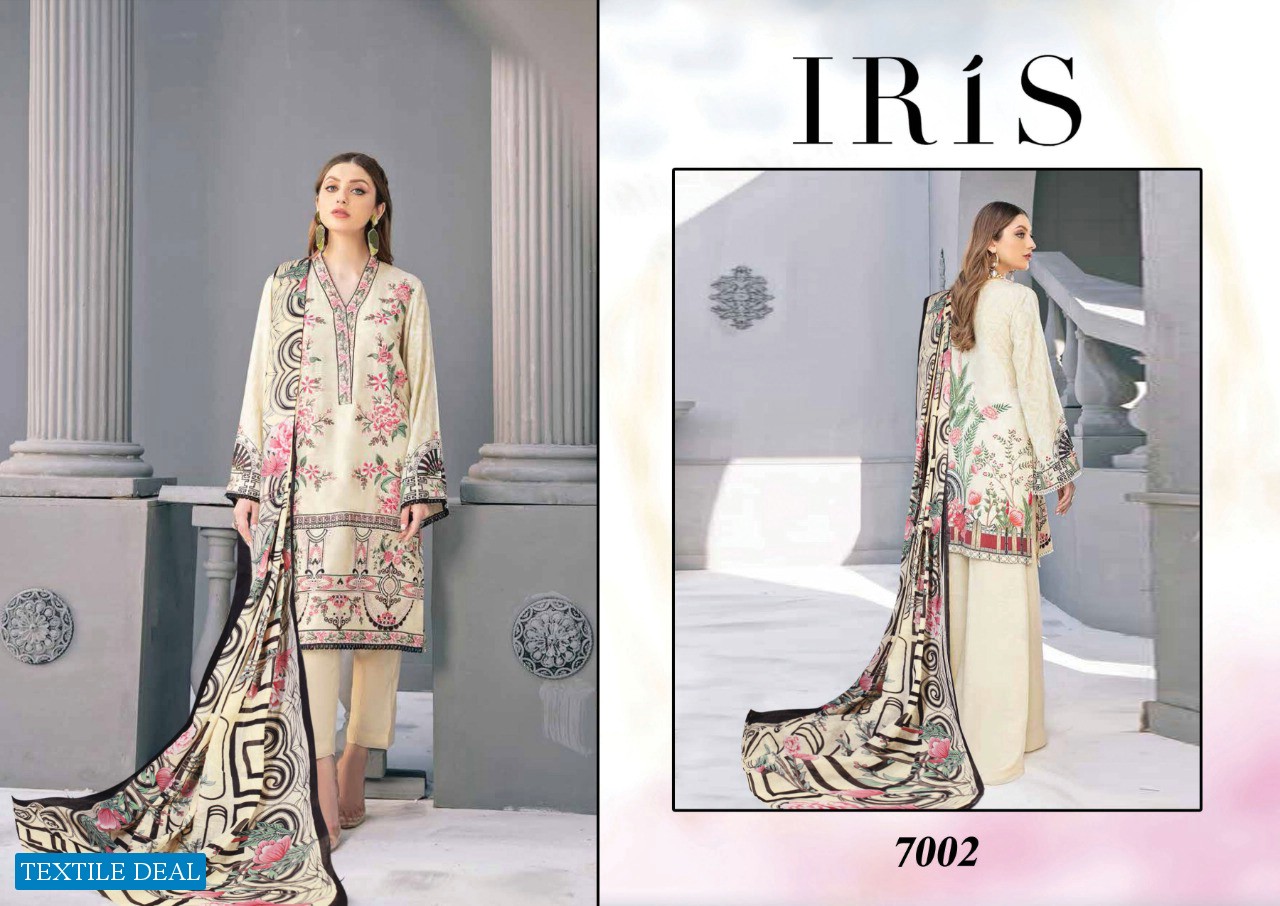 KARACHI EDITION LAUNCH IRIS VOL 7 DAILY WEAR COTTON SALWAR SUITS AT LOWEST RATE