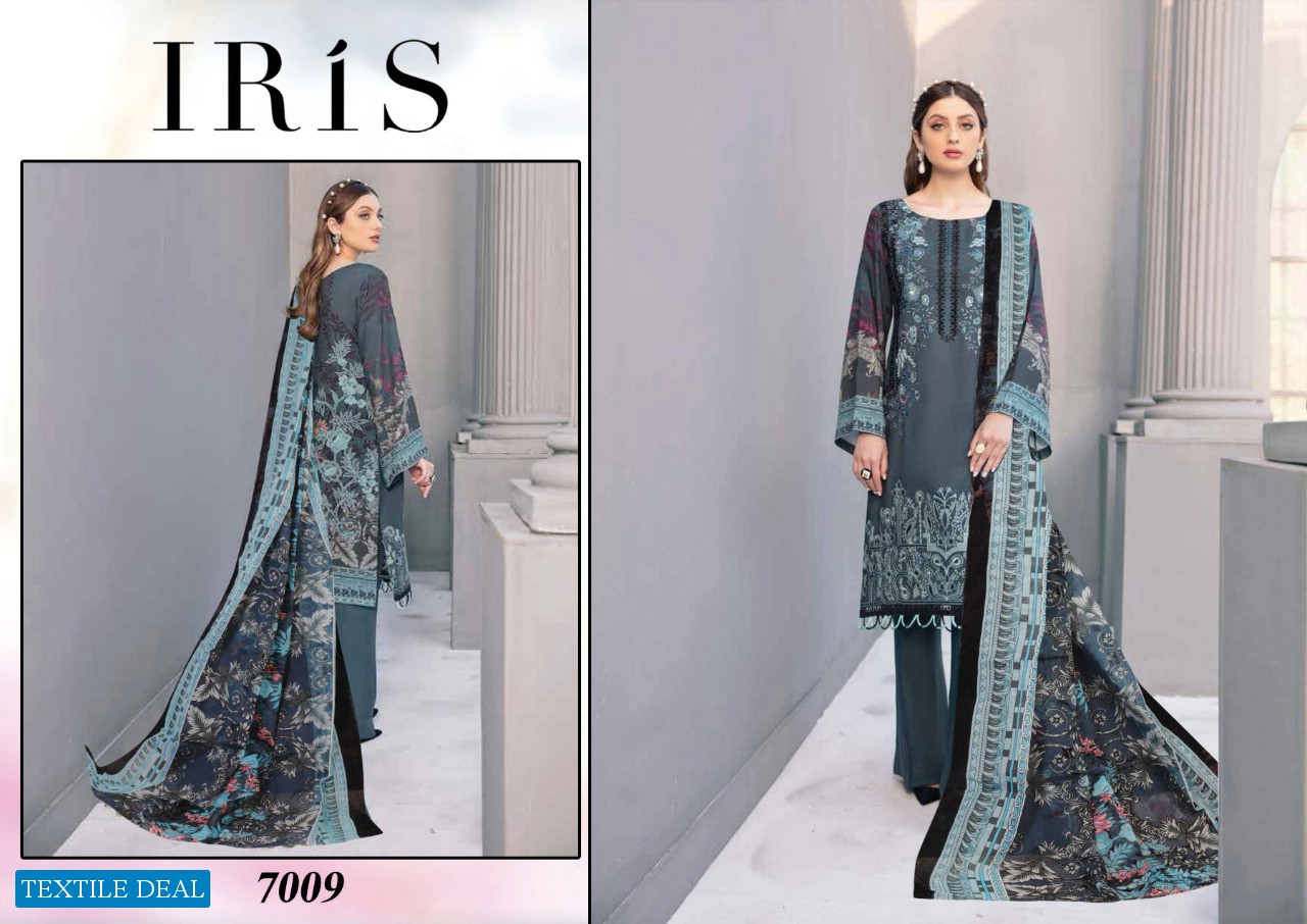 KARACHI EDITION LAUNCH IRIS VOL 7 DAILY WEAR COTTON SALWAR SUITS AT LOWEST RATE