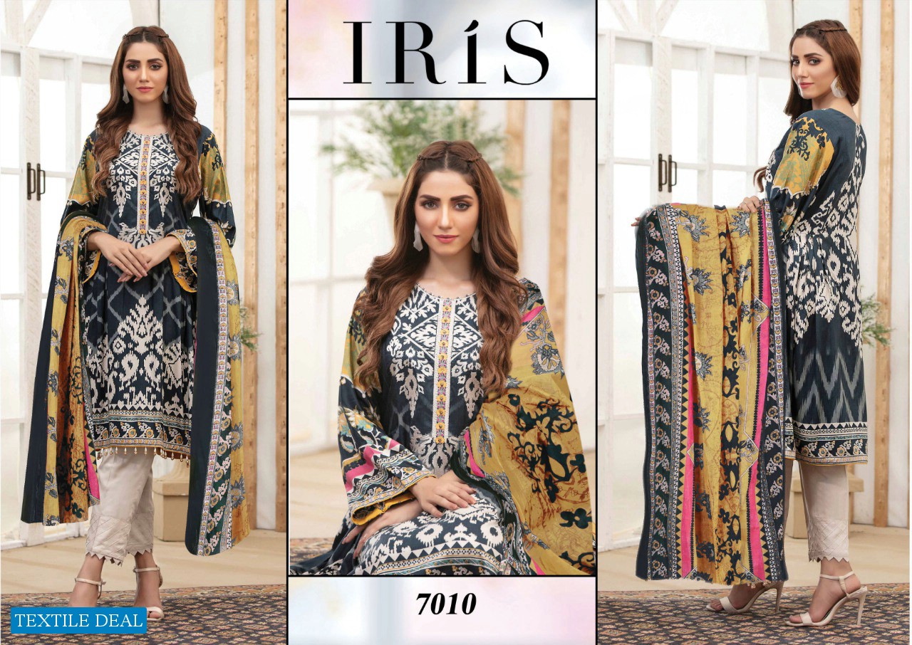 KARACHI EDITION LAUNCH IRIS VOL 7 DAILY WEAR COTTON SALWAR SUITS AT LOWEST RATE