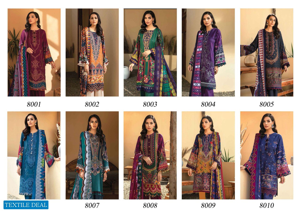 KARACHI EDITION PRESENTS IRIS VOL 8 COTTON DAILY WEAR DRESS MATERIALS AT LOWEST RATE