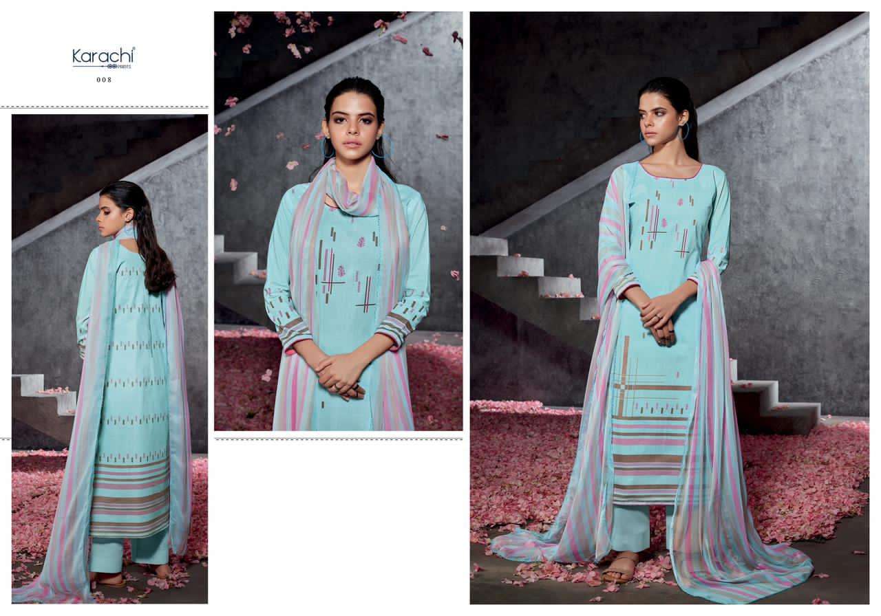 KARACHI PRINTS SUMMER SHINE VOL 2 PURE LAWN PRINTED LADIES SUITS WHOLESALER