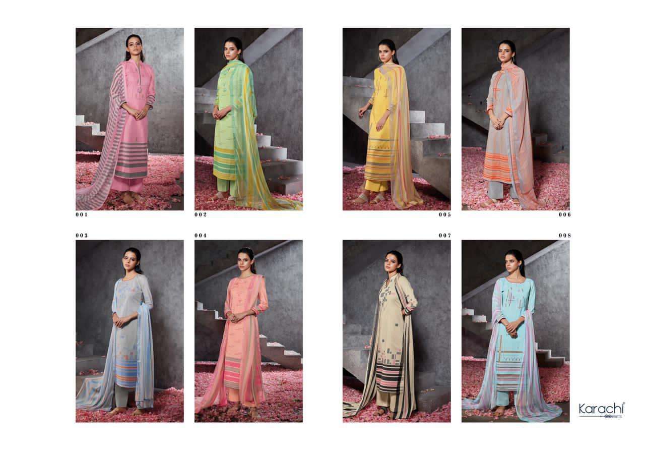 KARACHI PRINTS SUMMER SHINE VOL 2 PURE LAWN PRINTED LADIES SUITS WHOLESALER