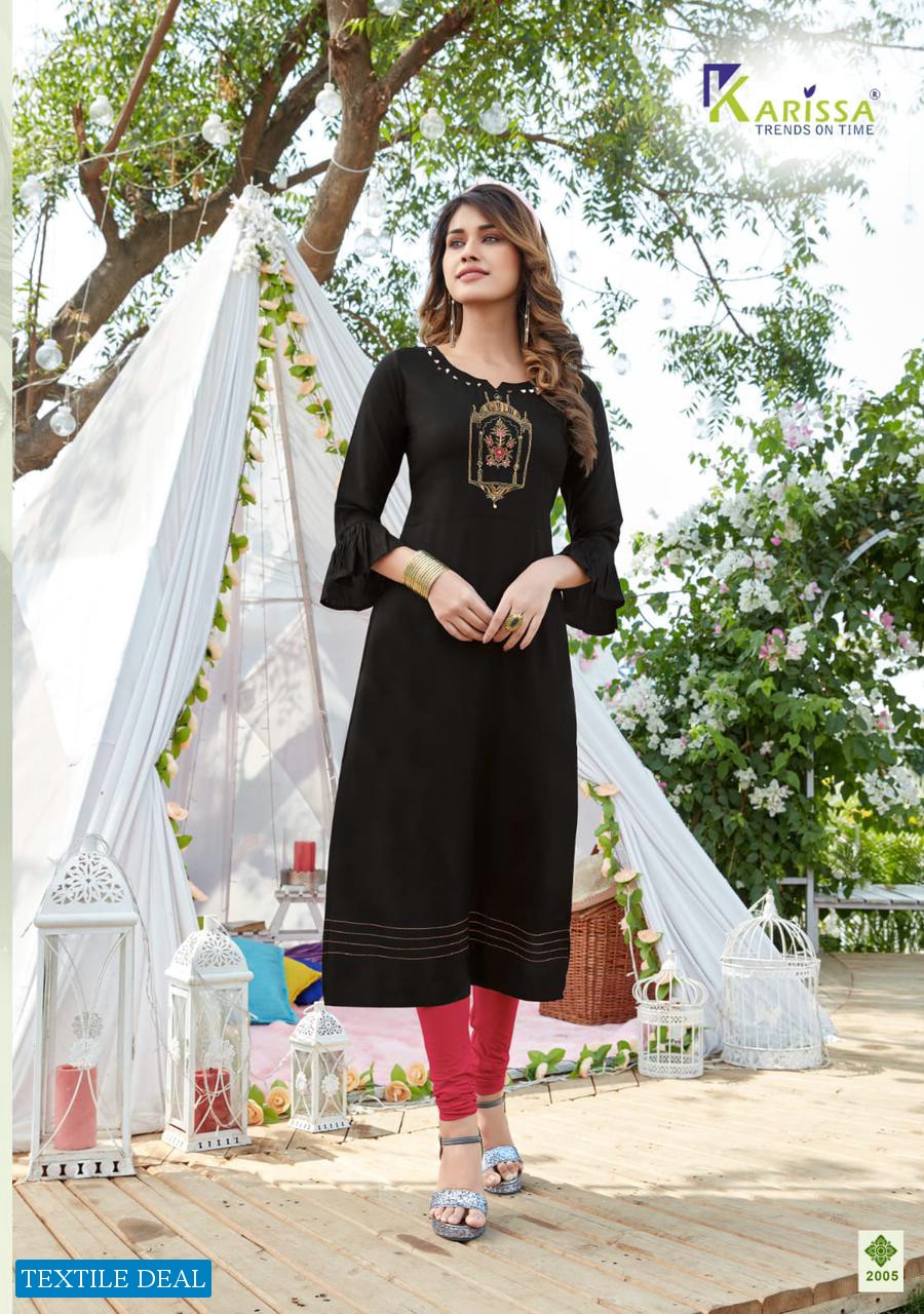 KARISSA KASTURI VOL 2 RAYON SIMPLE WEAR LADIES KURTI