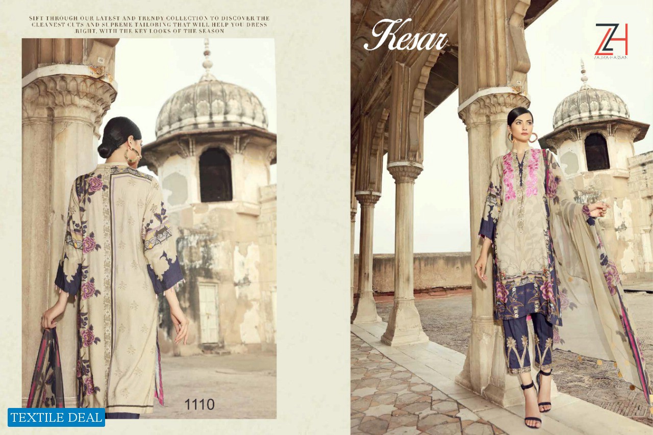 KESAR BY ZAURA HASSAN JAM COTTON PRINT NEW DESIGN PRINT BEAUTIFUL LOOK SALWAR SUITS