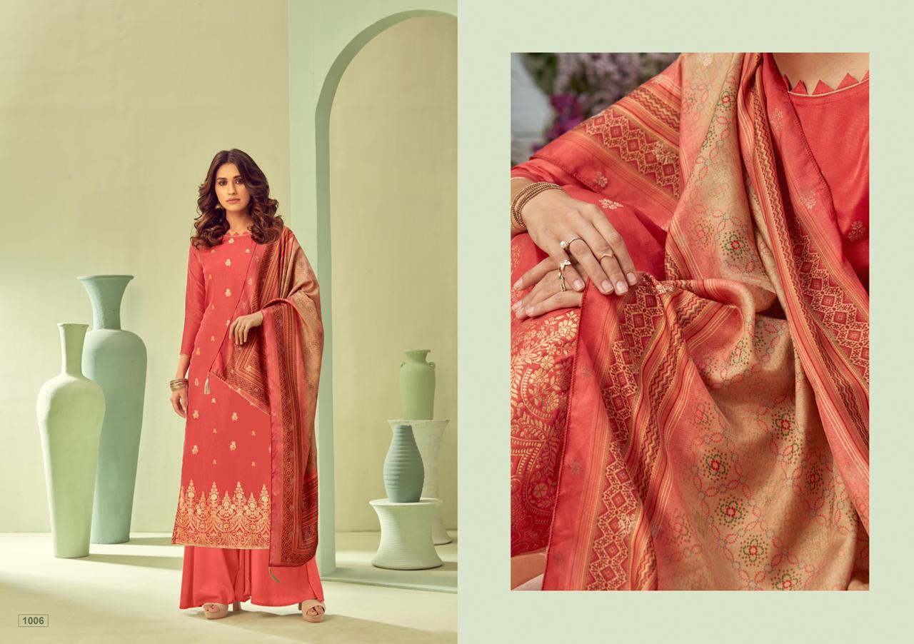 KESAR KARACHI PRESENTS NAZAKAT VISCOSE DOLA JACQUARD CLASSY LOOK SALWAR KAMEEZ IN SURAT