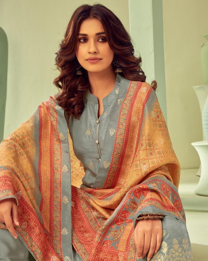 KESAR KARACHI PRESENTS NAZAKAT VISCOSE DOLA JACQUARD CLASSY LOOK SALWAR KAMEEZ IN SURAT