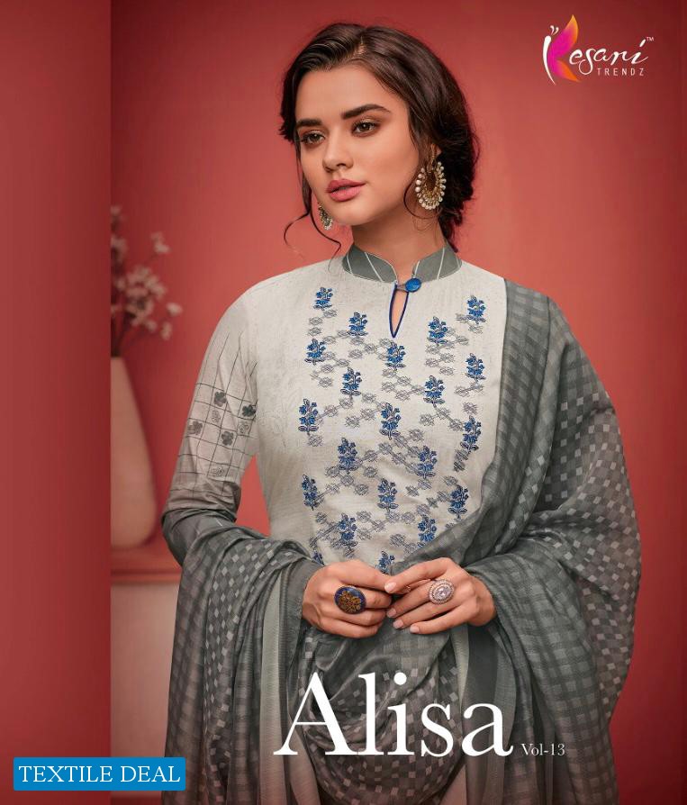 KESARI TRENDZ ALISA VOL 13 CAMBRIC COTTON FANCY SALWAR KAMEEZ SELLER