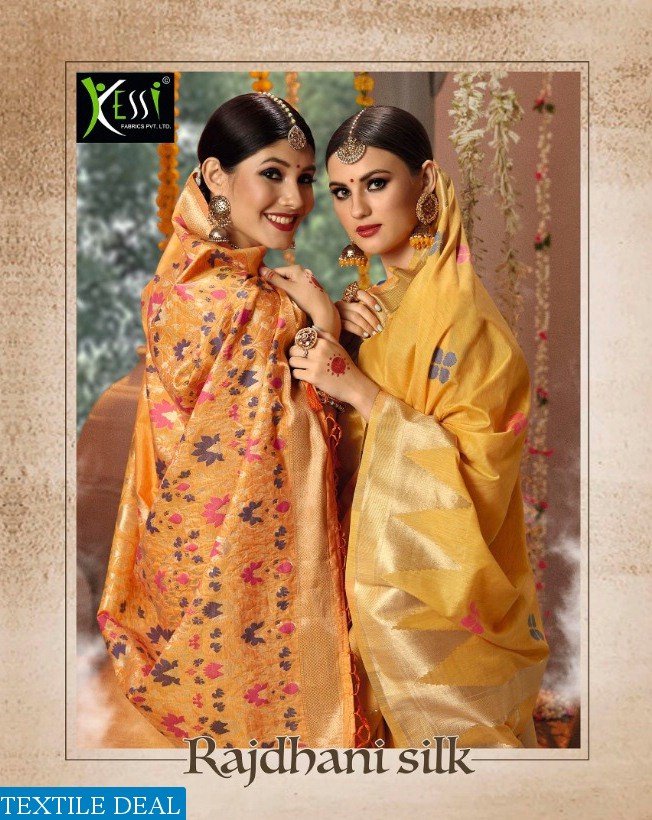 KESSI PRESENT RAJDHANI SILK COTTON JACQUARD BANARASI SILK SAREE DEALER