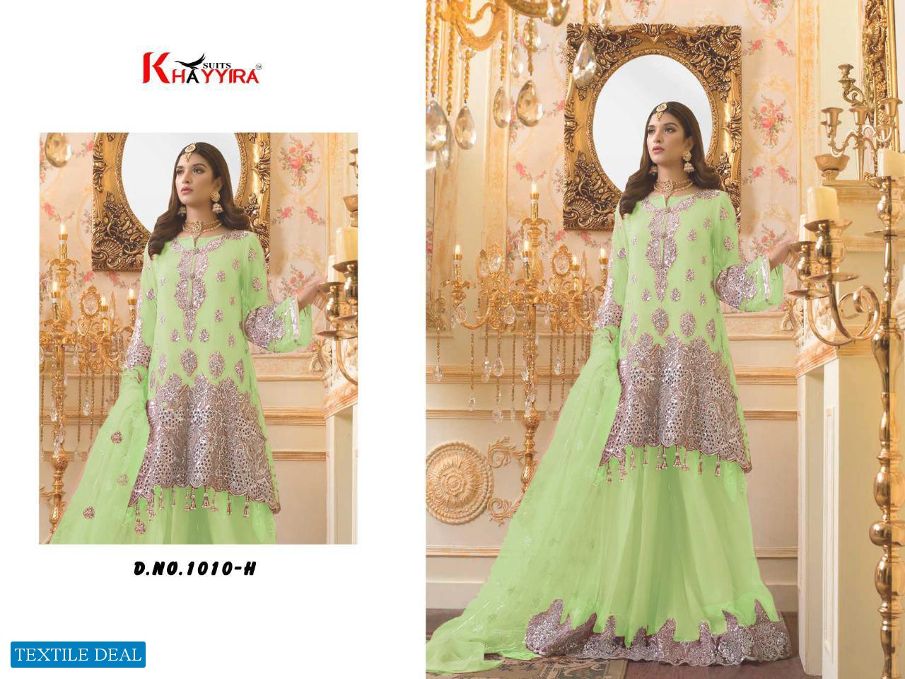 KHAYYIRA SUITS MARYUM N MARIA VOL 2 MONO NET EMBROIDERY PAKISTANI SALWAR SUIT