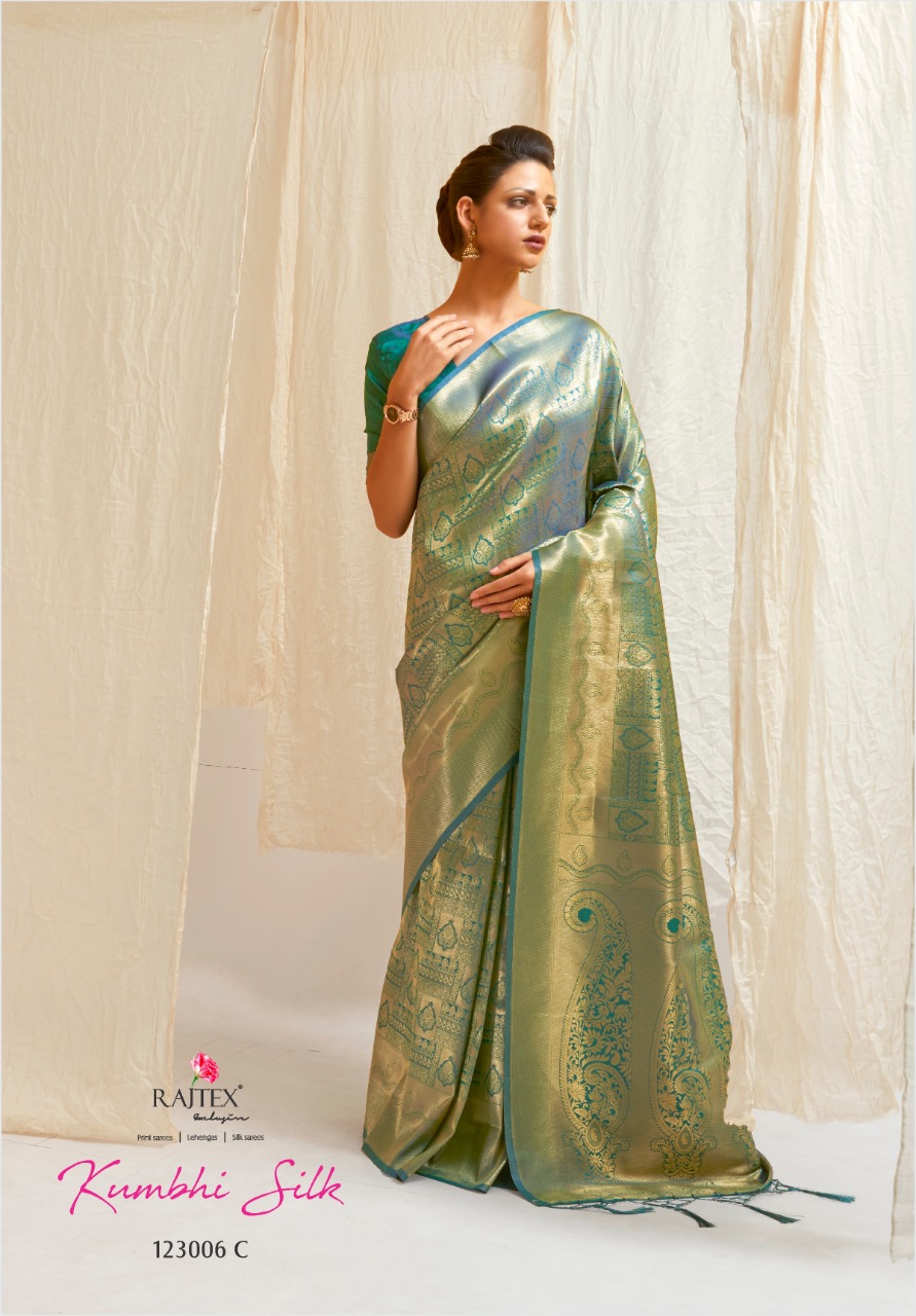 KHUMBHI BY RAJTEX  SILK DESIGNER SAREES
