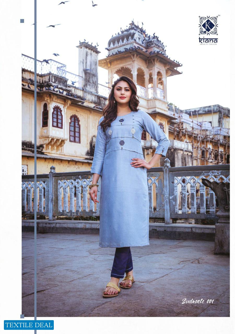 KIANA PRESENT SOULMATE RAYON DESIGNER TOP WITH PANT WHOLESALER