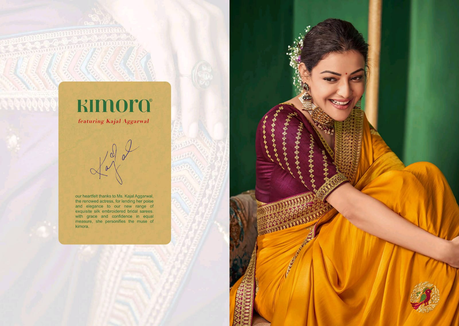 KIMORA FASHION PRESENTS KAJAL VOL 8 5151-5161 SERIES FANCY HEAVY DESIGNER SAREE WHOLESALER