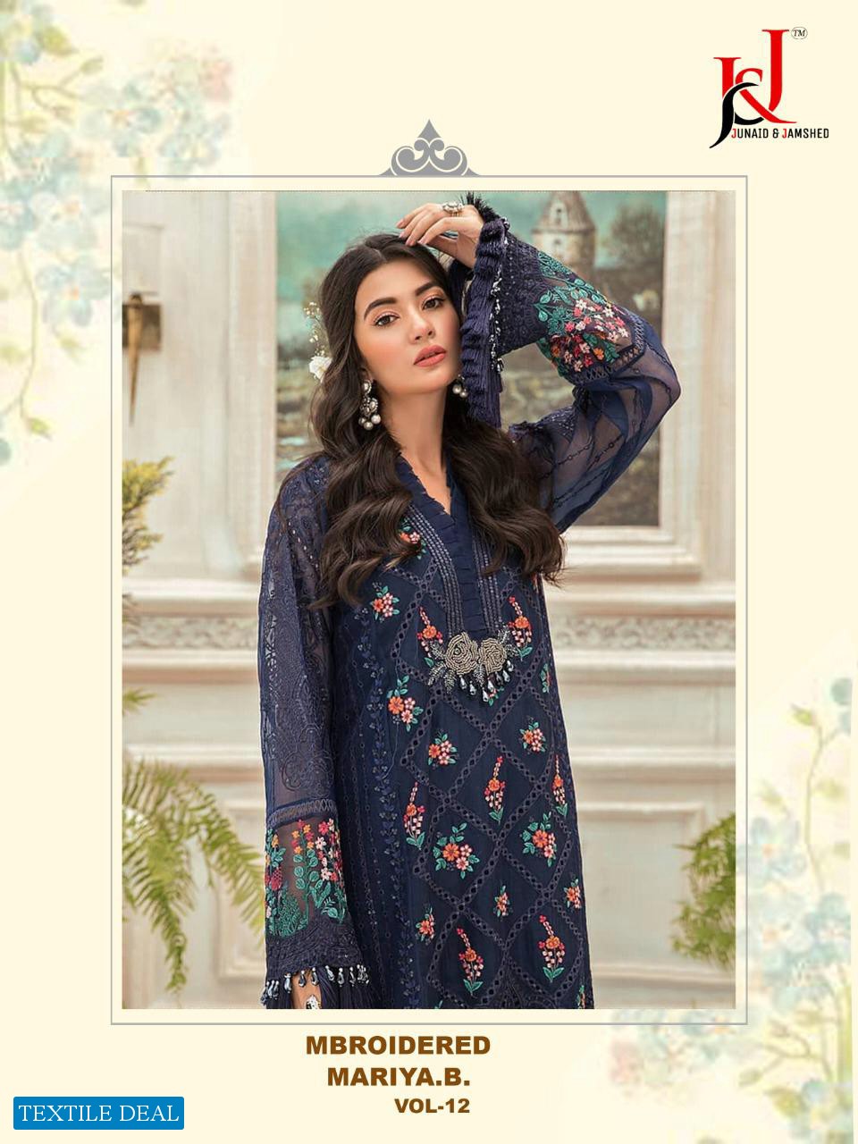JJ Mbroidered Mariya B Vol-12 Wholesale Pakistani Concept Dress
