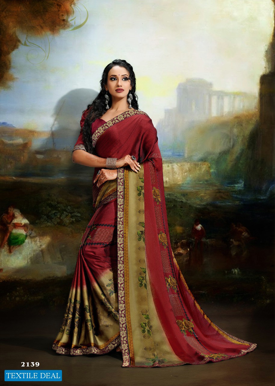 KOADS TWIST OF FASHION BLACK RANGOLI PRINT BORDER SARIS WHOLESALER