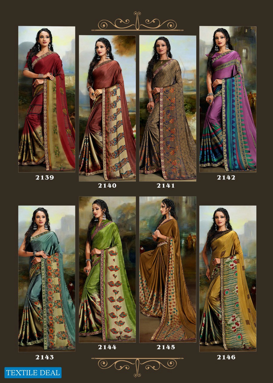 KOADS TWIST OF FASHION BLACK RANGOLI PRINT BORDER SARIS WHOLESALER