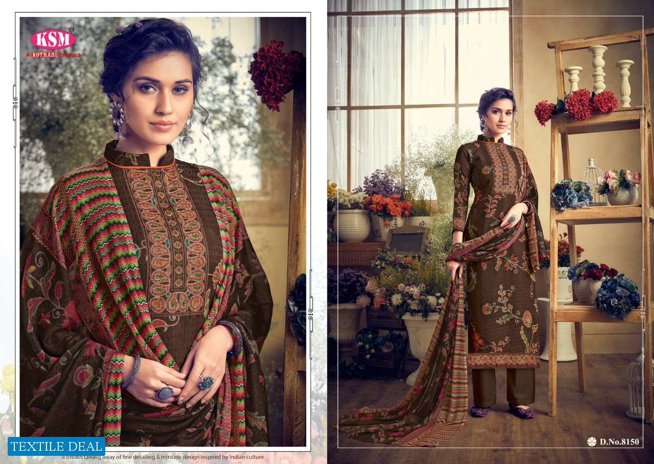 KSM LAUNCH KIARA PASHMINA WINTER STYLISH DRESS MATERIALS