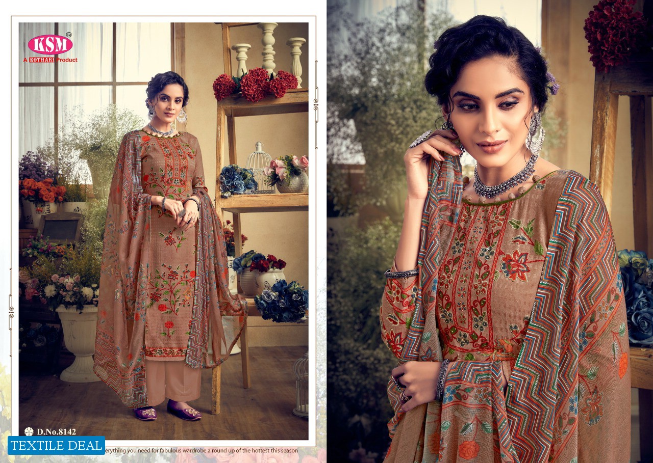 KSM LAUNCH KIARA PASHMINA WINTER STYLISH DRESS MATERIALS