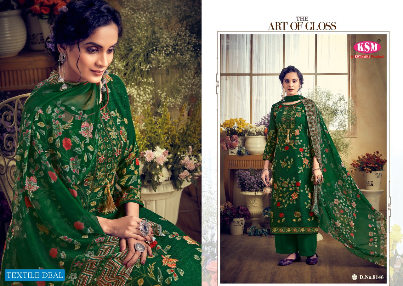 KSM LAUNCH KIARA PASHMINA WINTER STYLISH DRESS MATERIALS