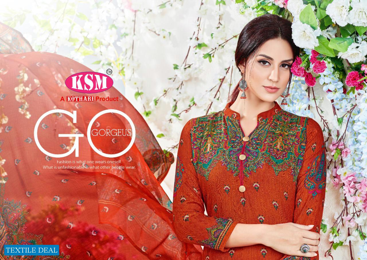 KSM Maria Wholesale Pashmina Winter Straight Salwar Kameez